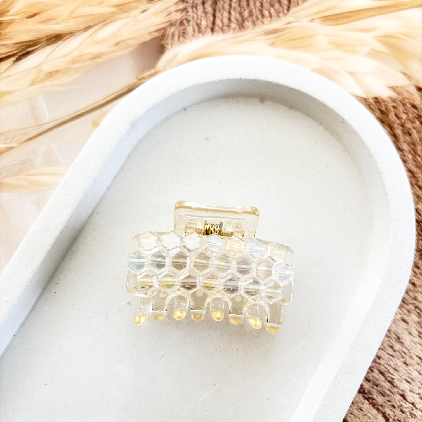 Crystal rectangle Clutches / Claws