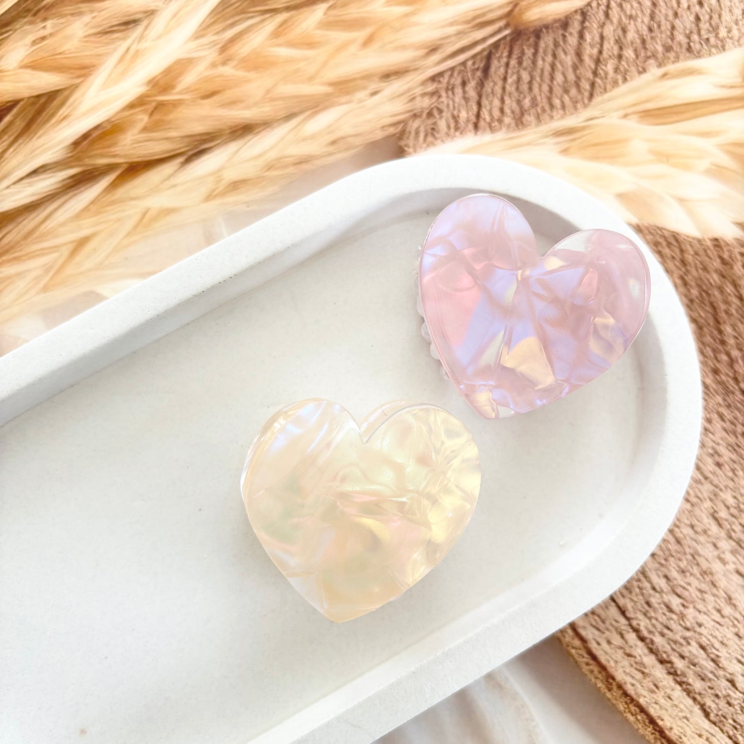 Heart marble Clutches / Claws