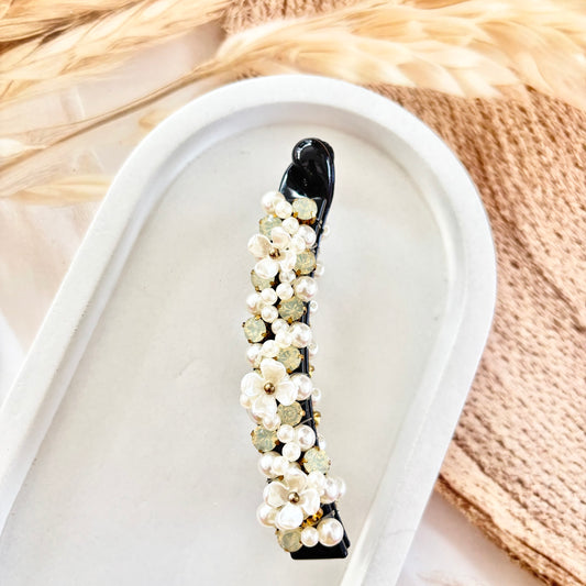Lock Banana - Pearl with stones