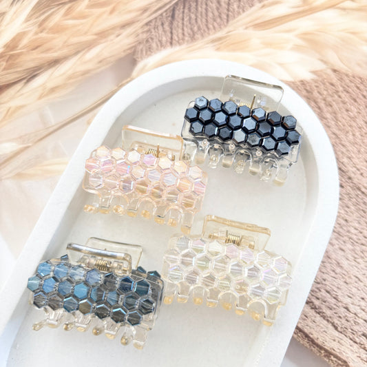 Crystal rectangle Clutches / Claws