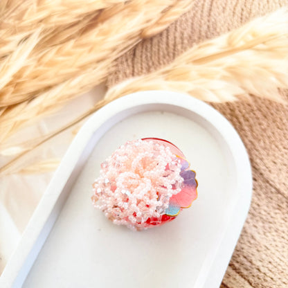 Round crystal Clutches / Claws